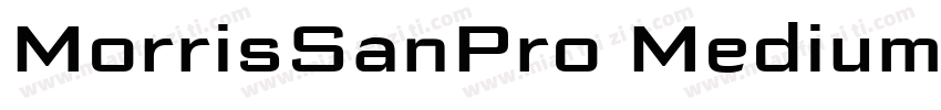MorrisSanPro Medium字体转换